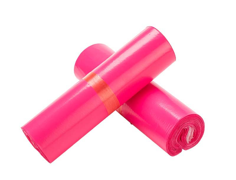 迁安玫红色快递袋-02